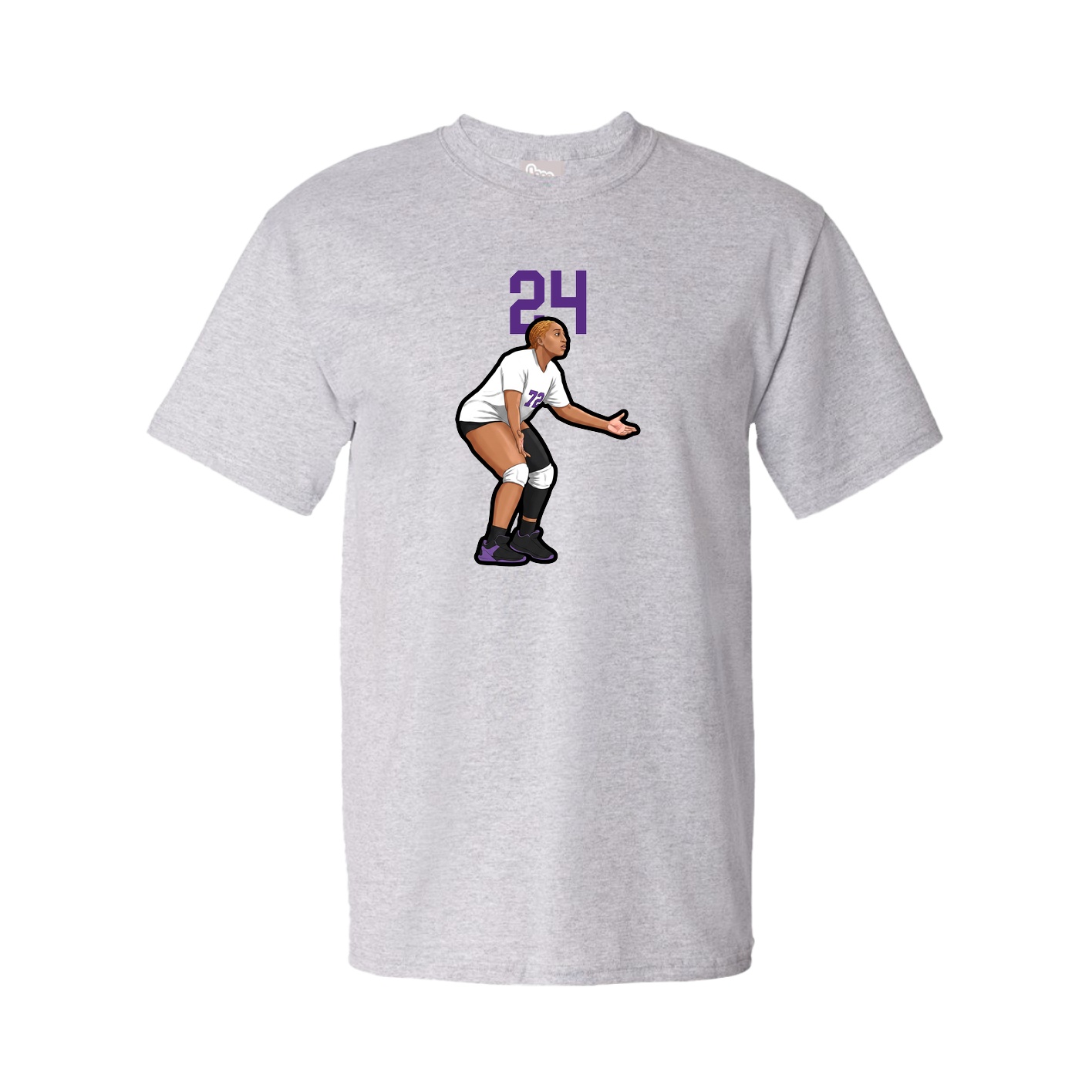 Tee — Number Top in Grey