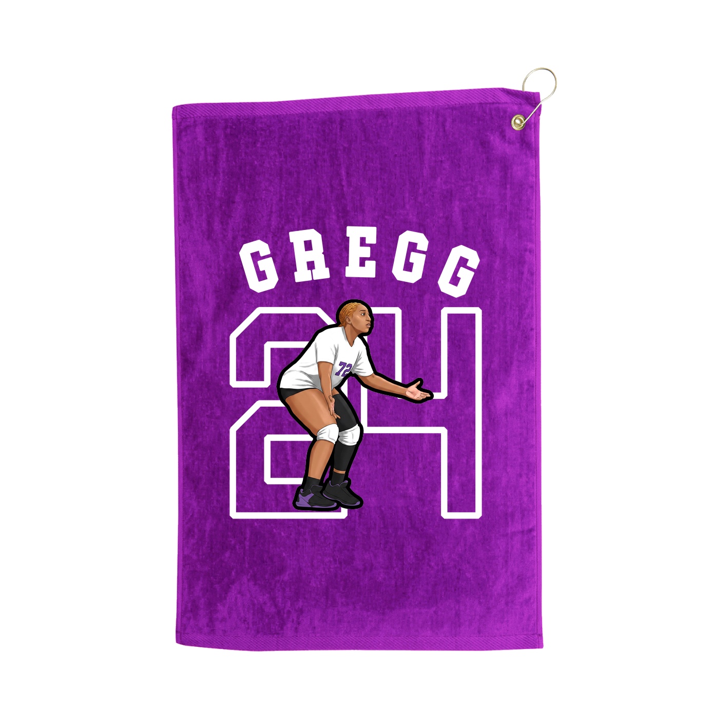 Golf Towel — Shirsey Arch in Purple