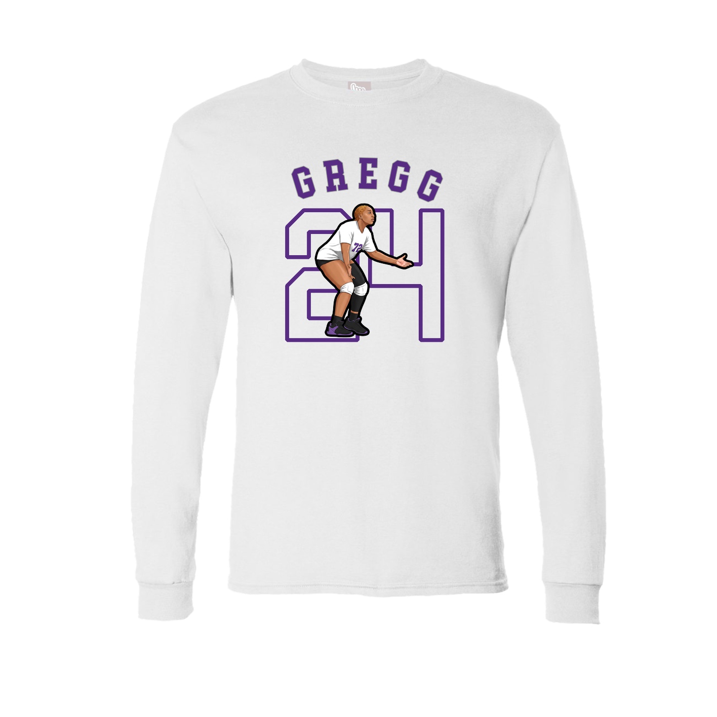 Long Sleeve Tee — Shirsey Arch in White