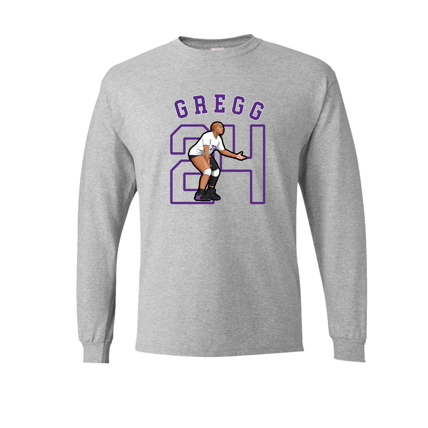 Long Sleeve Tee — Shirsey Arch in Grey