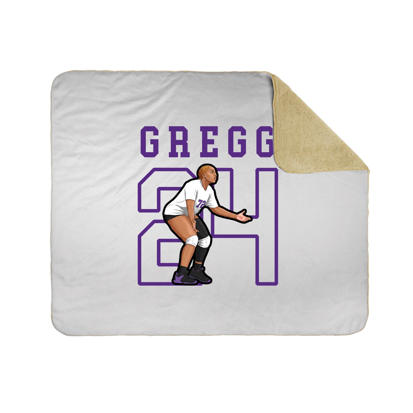Throw Blanket — Shirsey in White