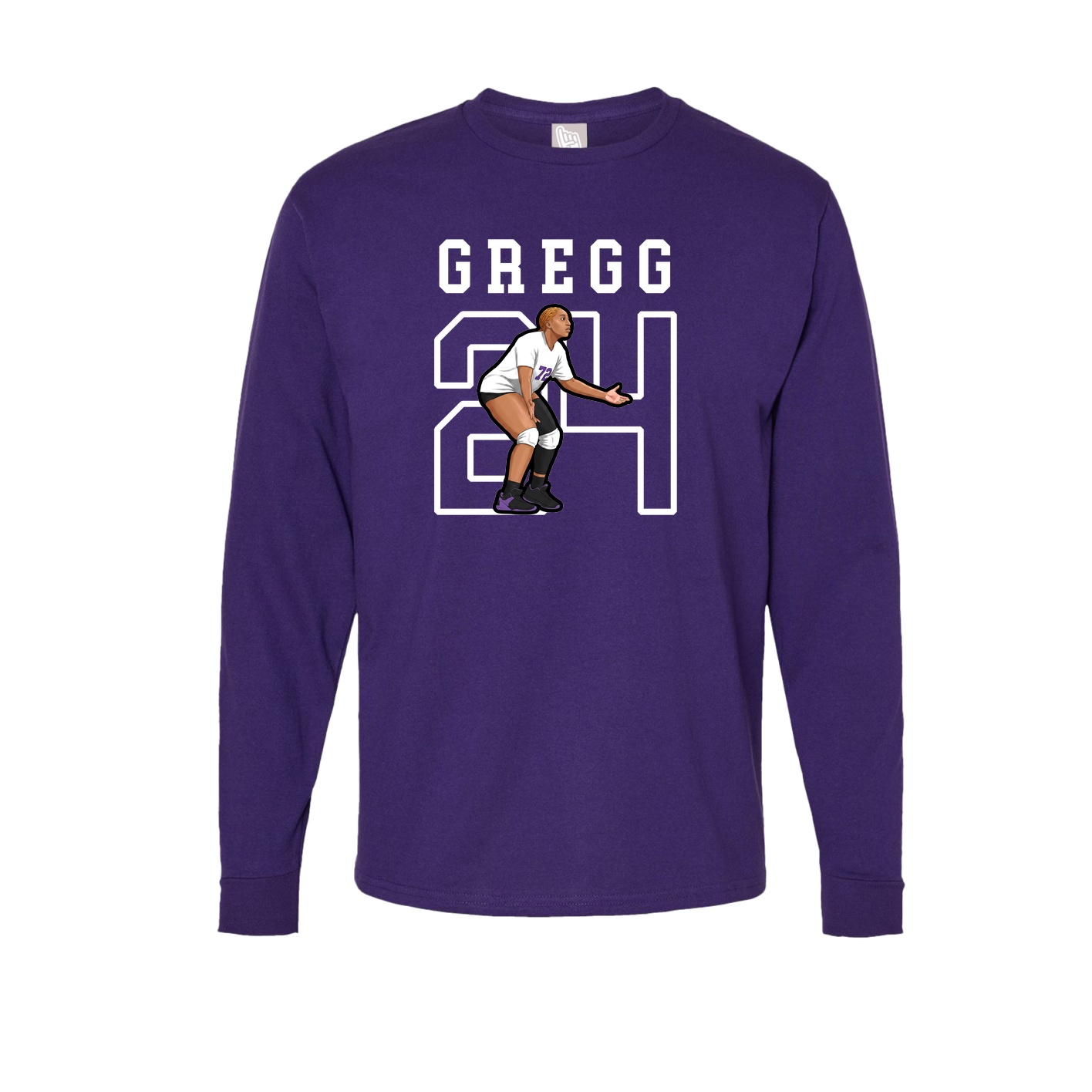 Long Sleeve Tee — Shirsey in Purple