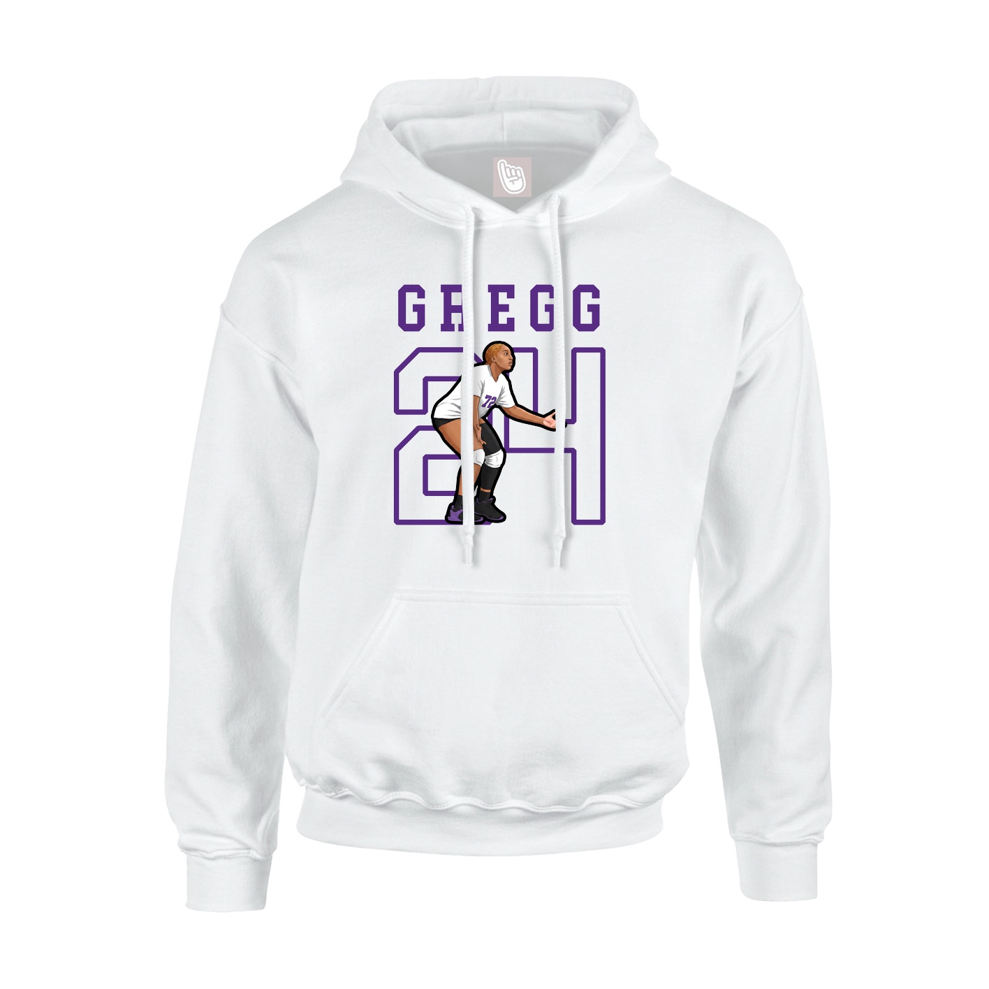 Youth Hoodie — Shirsey in White