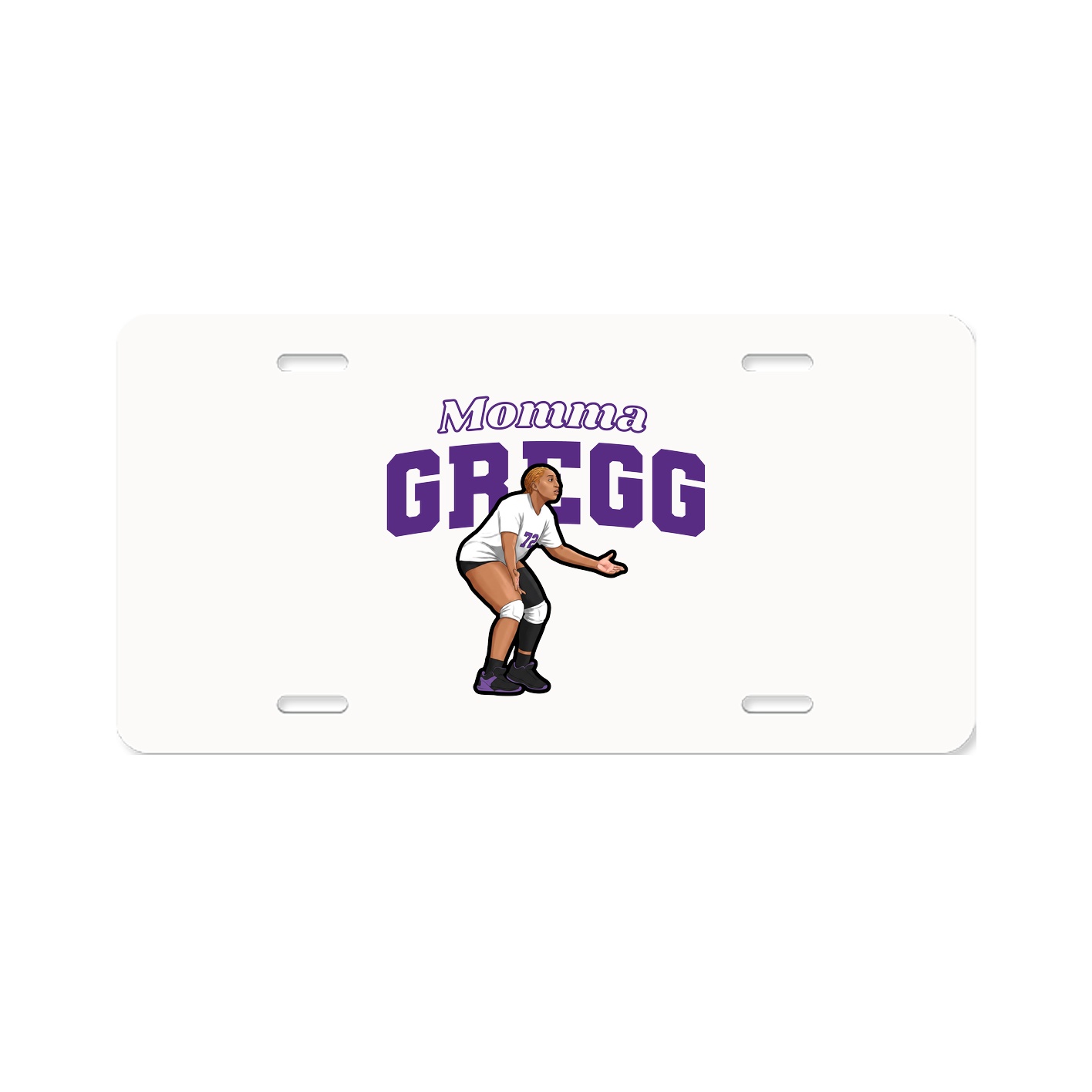 License Plate — Mothers Day Block in Classic