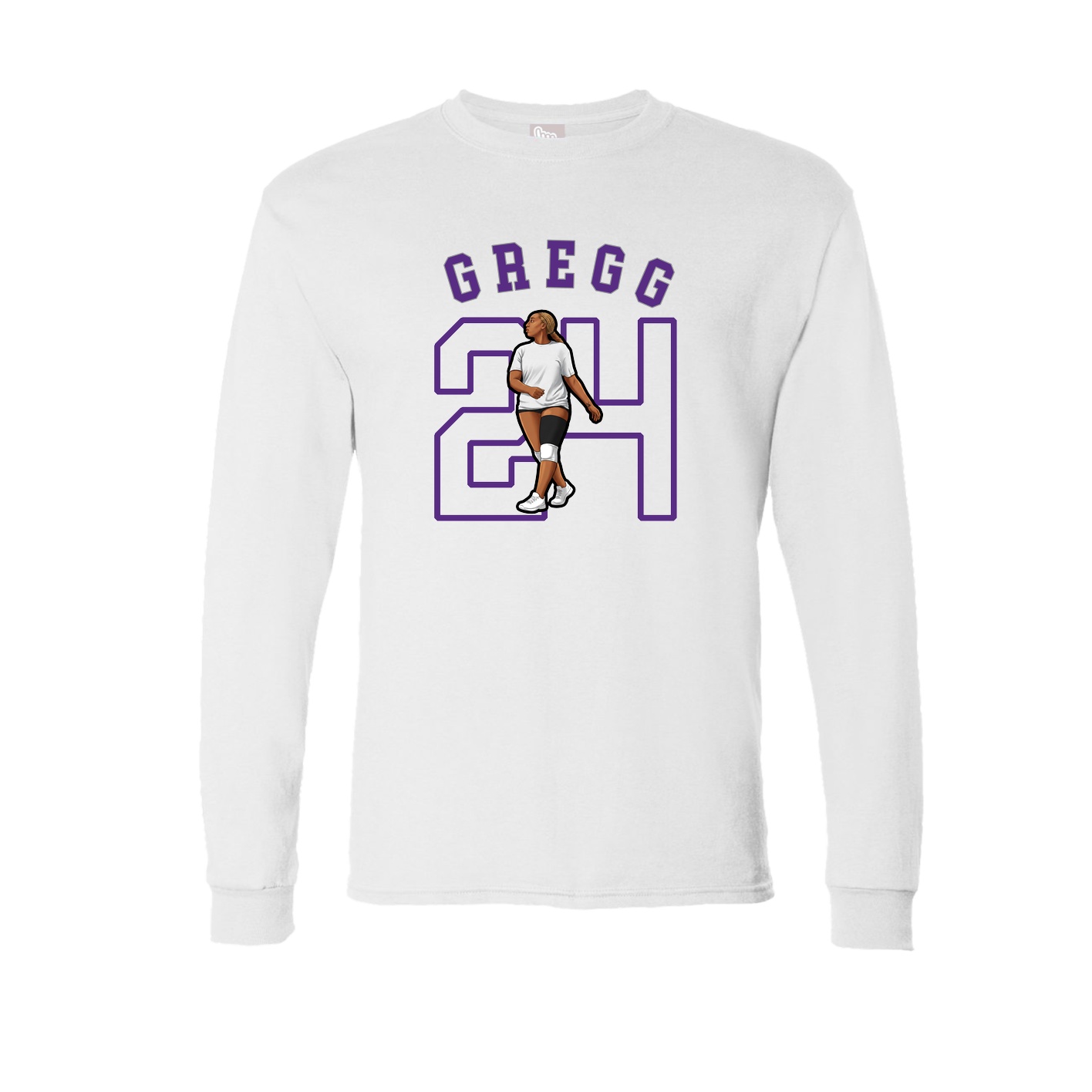 Long Sleeve Tee — Shirsey Arch in White