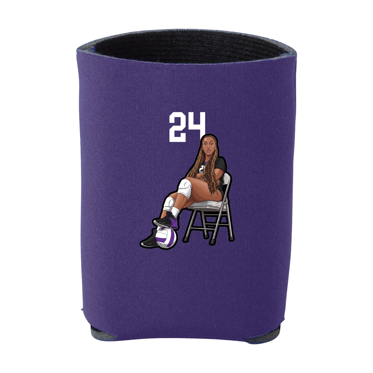 Can Holder — Number Top in Purple