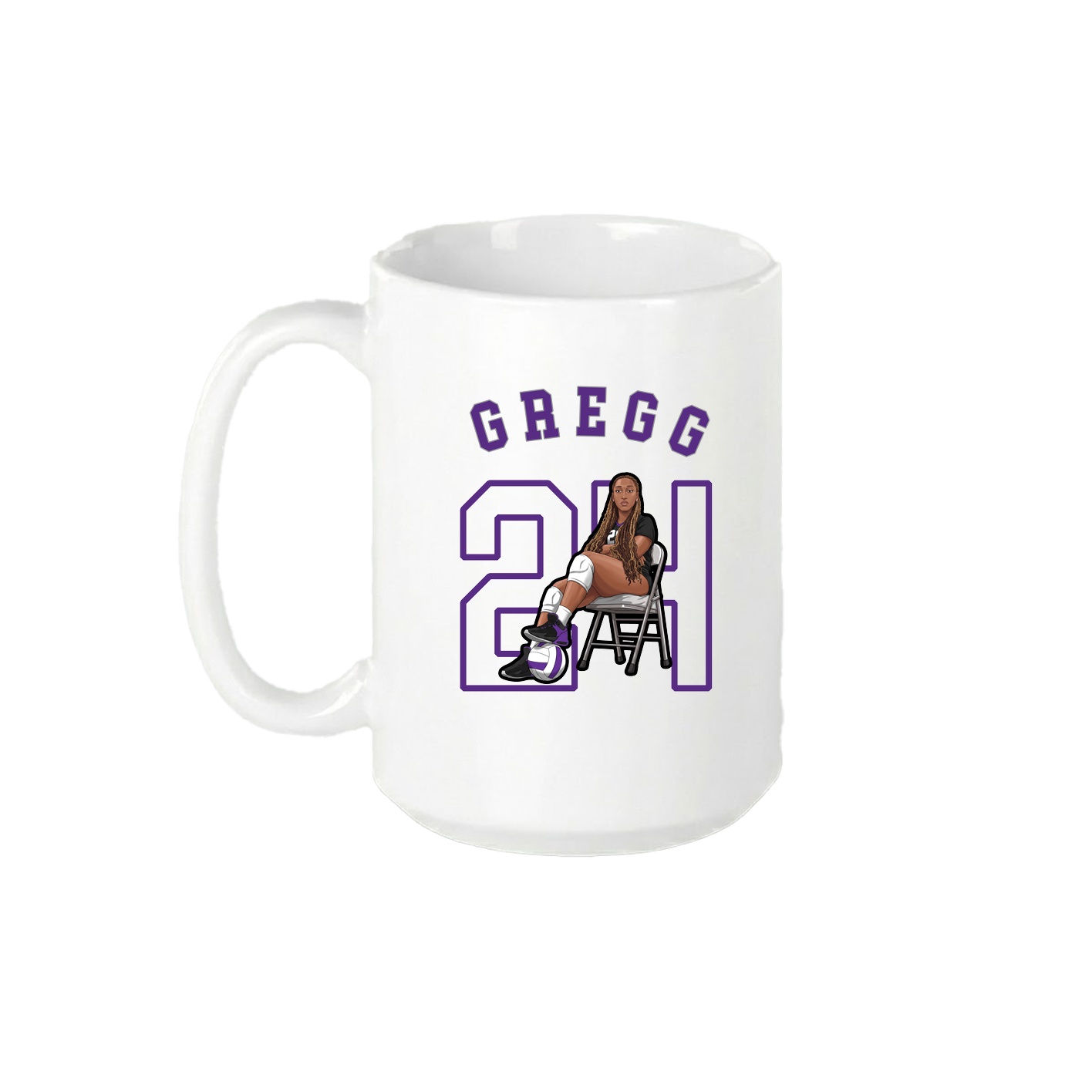 15oz Coffee Mug — Shirsey Arch in White
