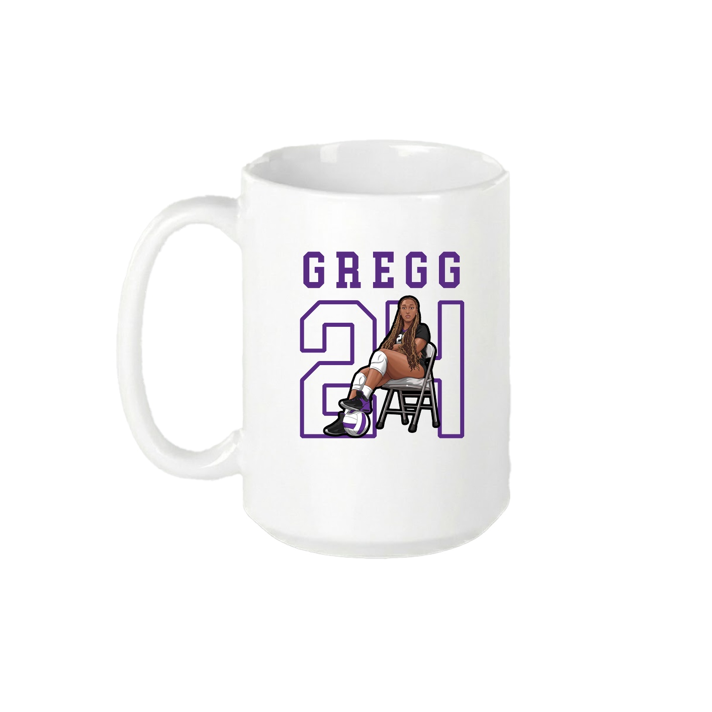 15oz Coffee Mug — Shirsey in White
