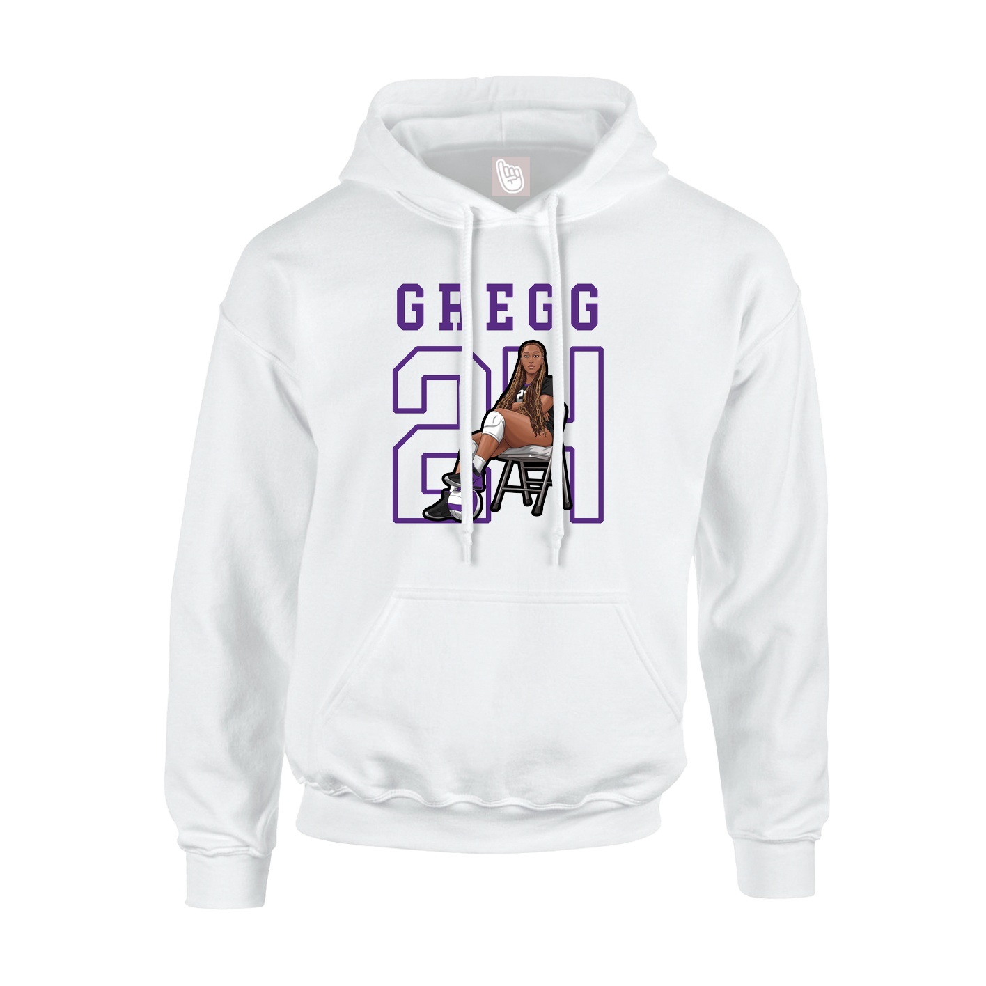 Youth Hoodie — Shirsey in White