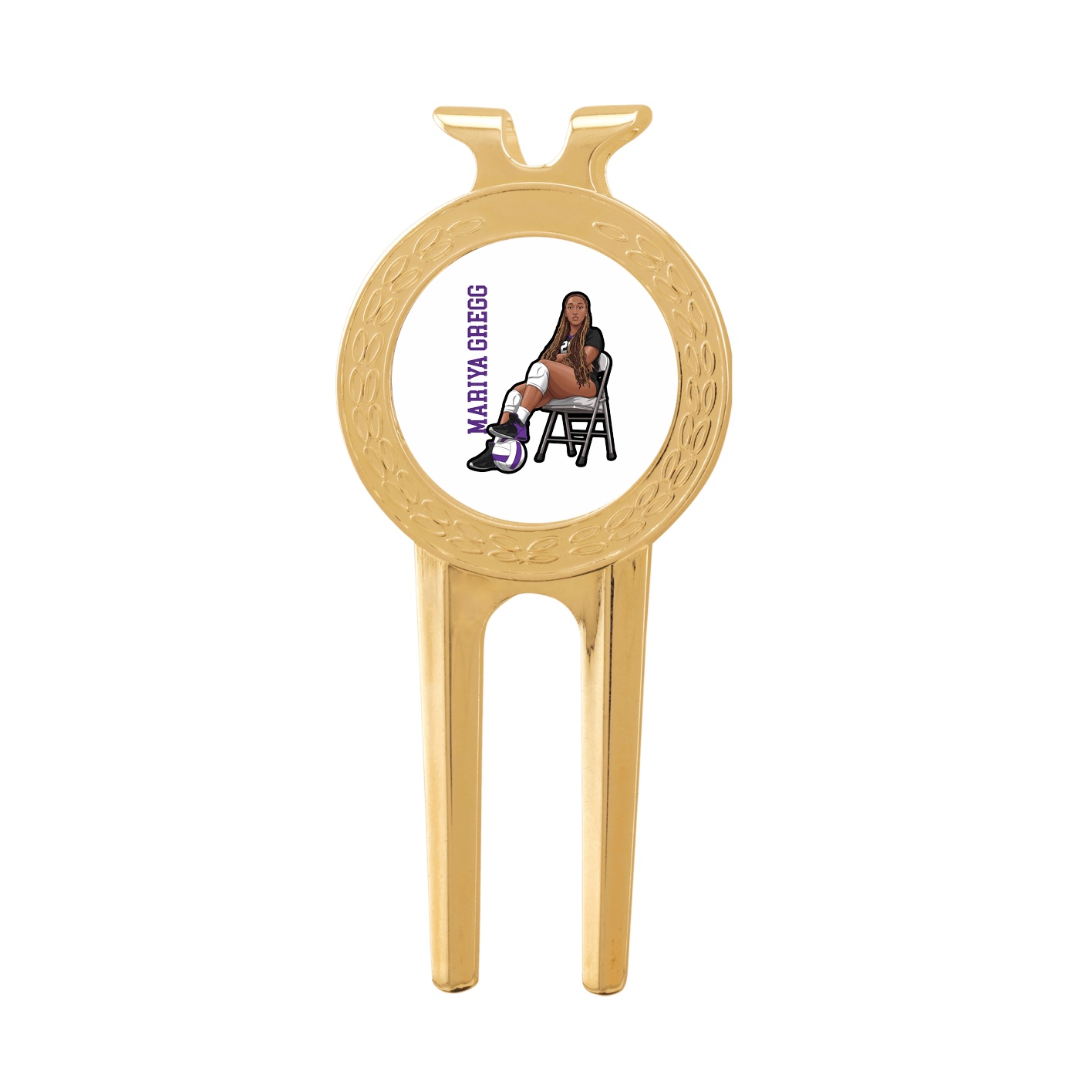 Divot Tool with Ball Marker — Name Vertical in Classic