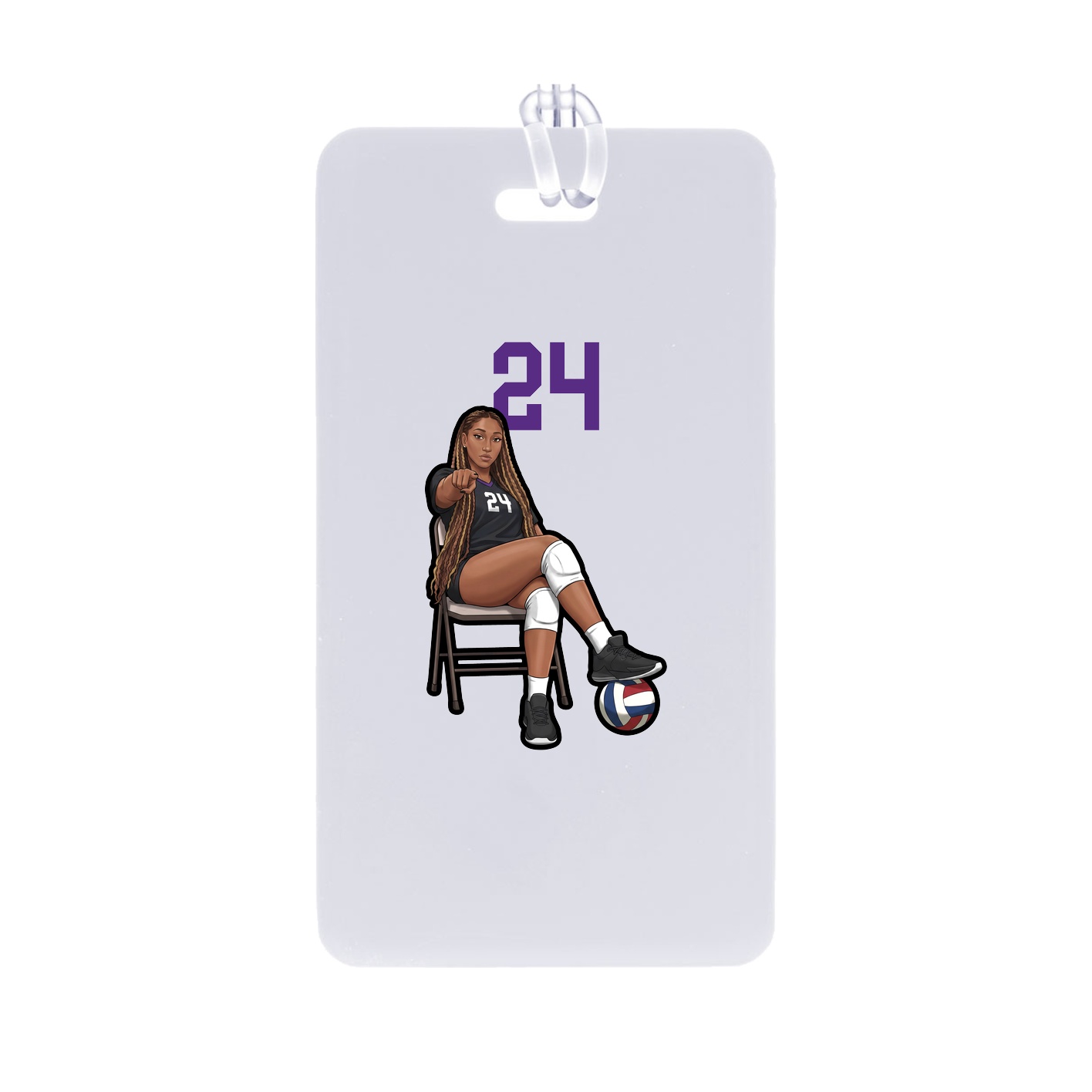 Bag Tag — Number Top in Classic