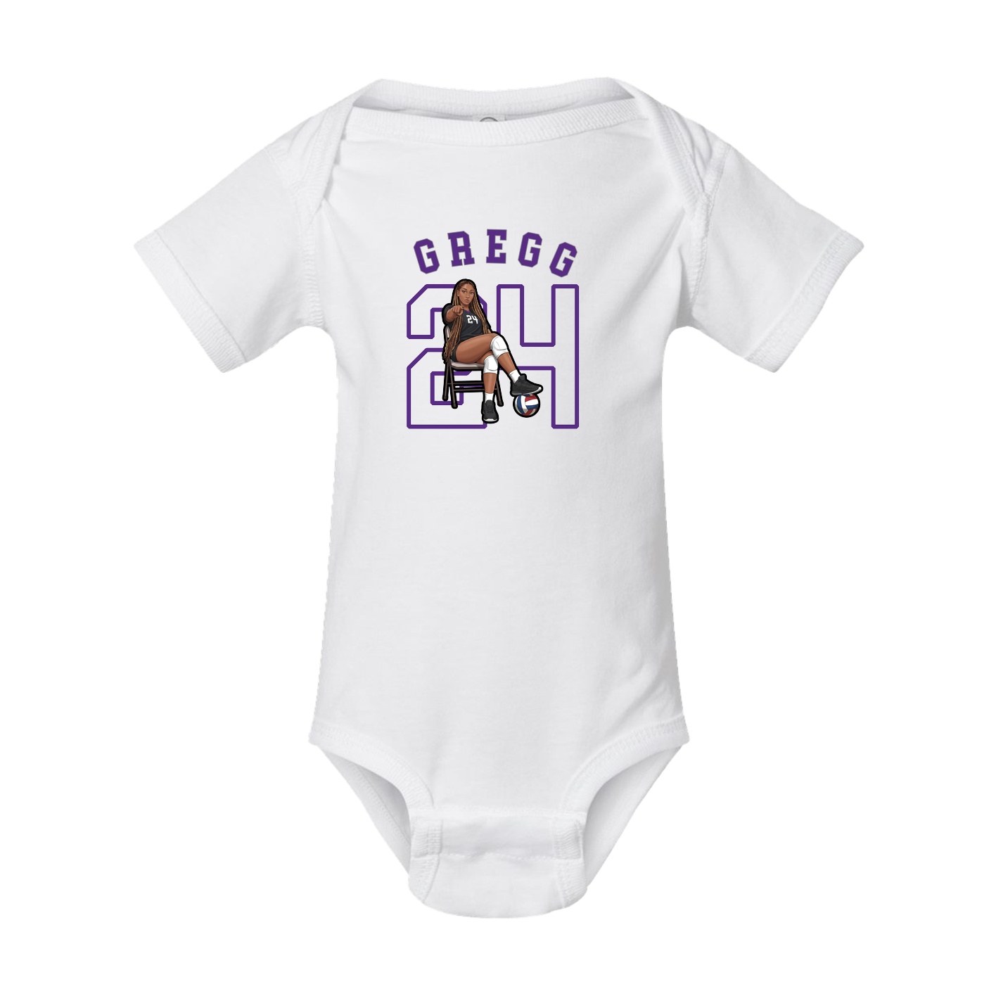 Baby Onesie — Shirsey Arch in White