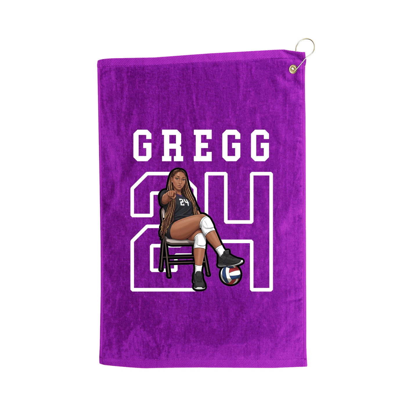 Golf Towel — Shirsey in Purple