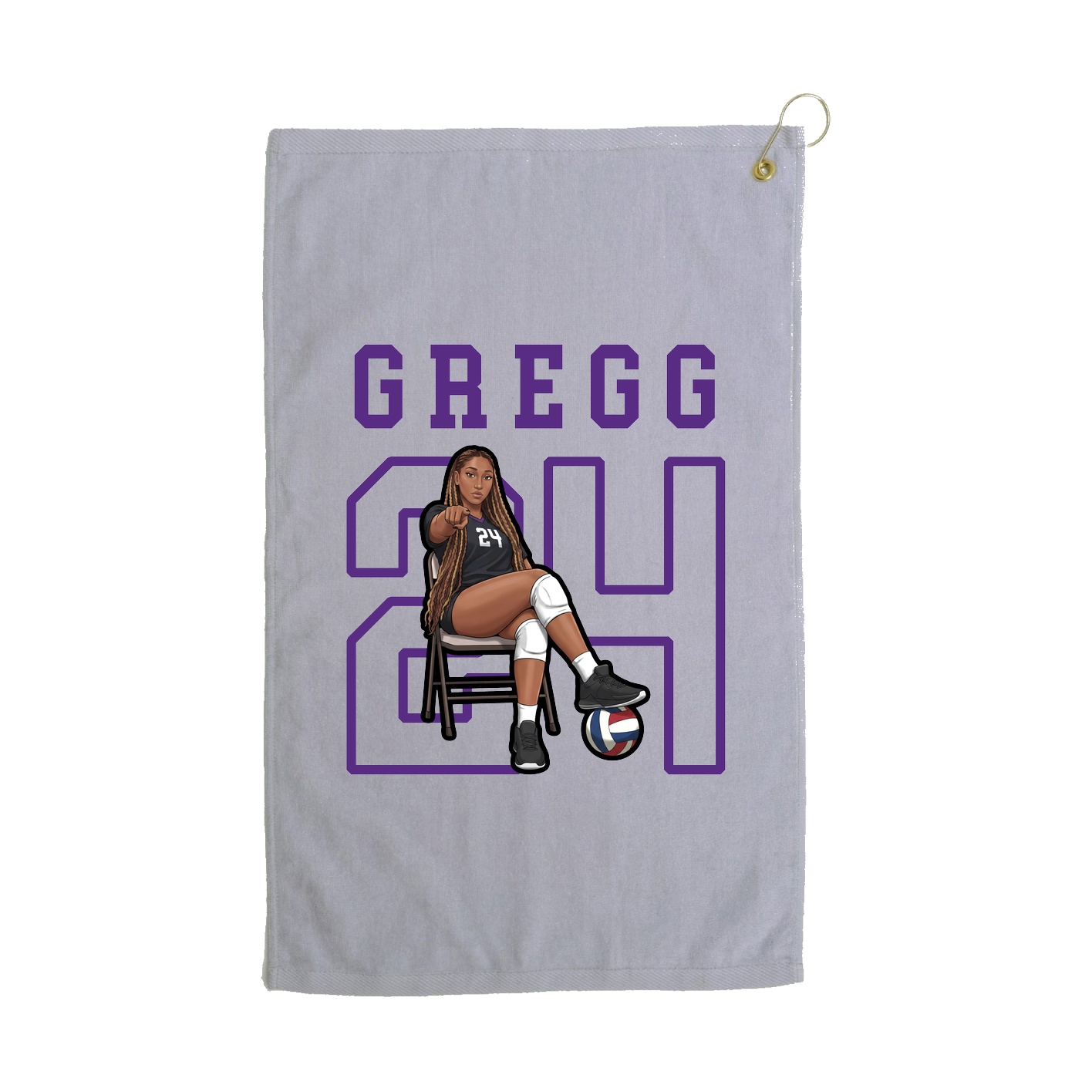 Golf Towel — Shirsey in Grey