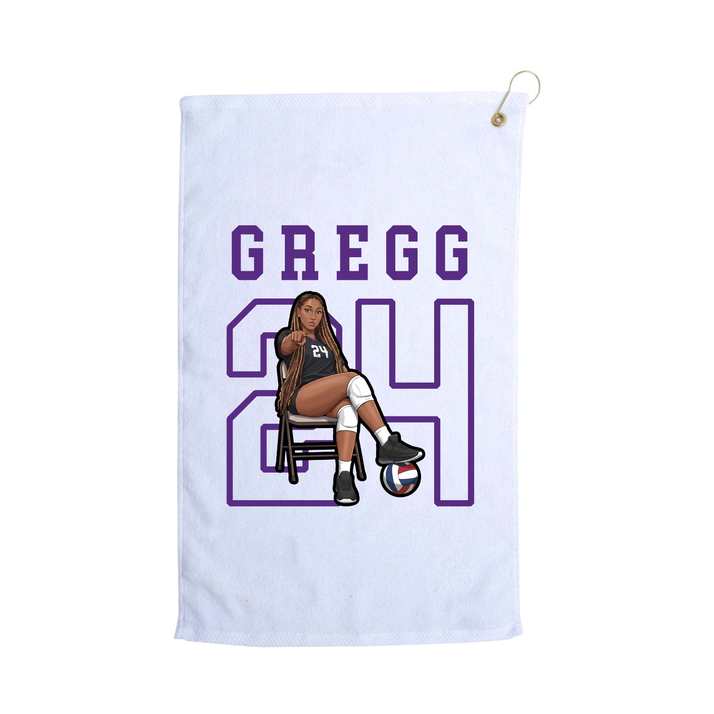 Golf Towel — Shirsey in White