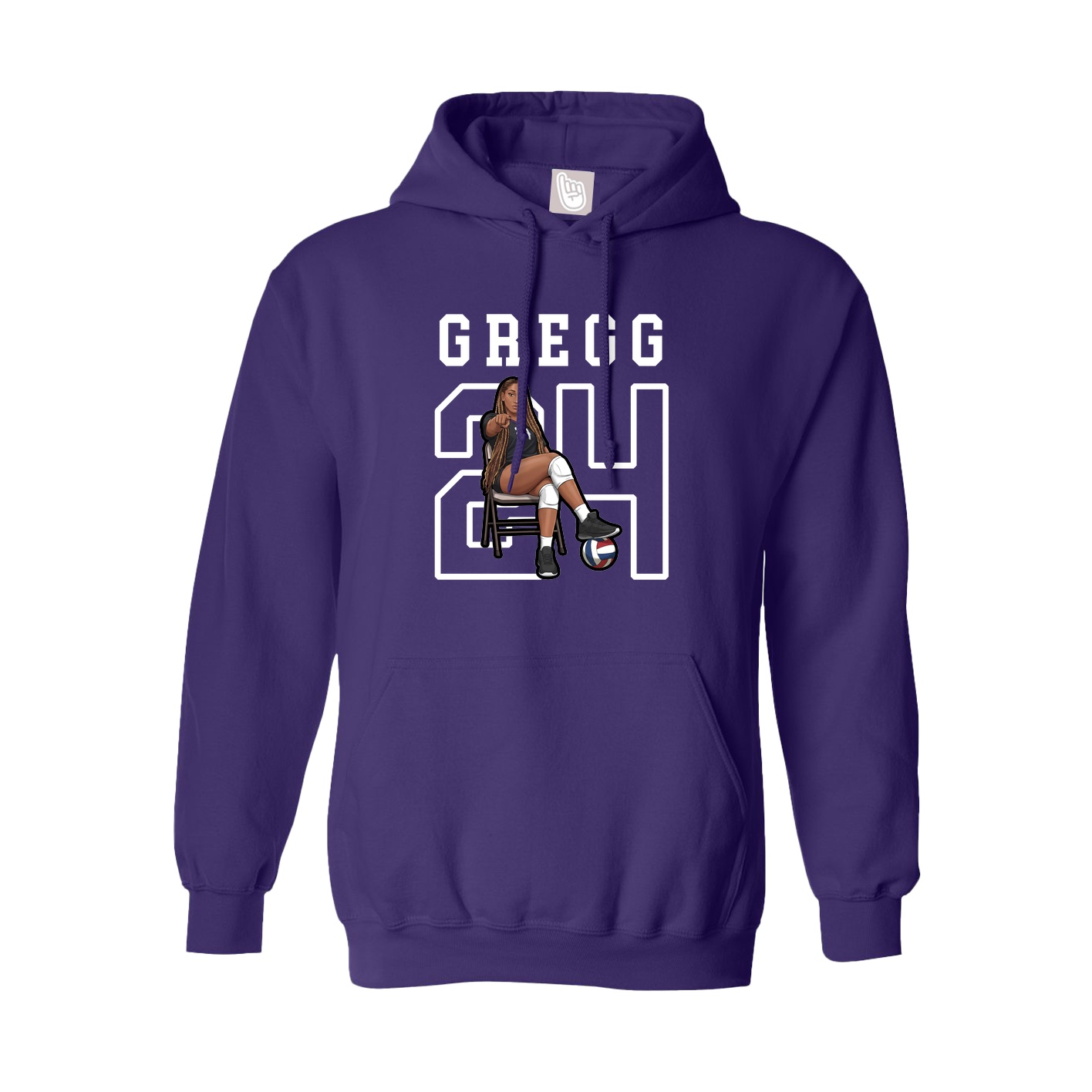 Youth Hoodie — Shirsey in Purple