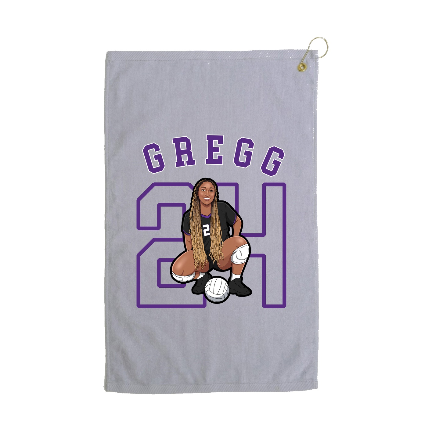 Golf Towel — Shirsey Arch in Grey