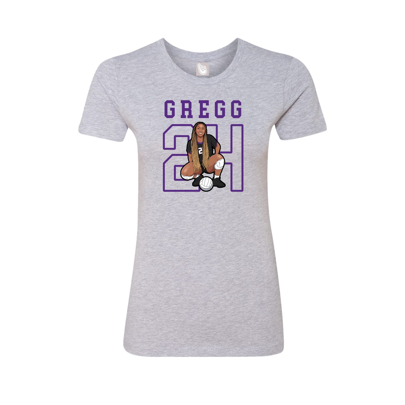 Womens Tee — Shirsey in Grey