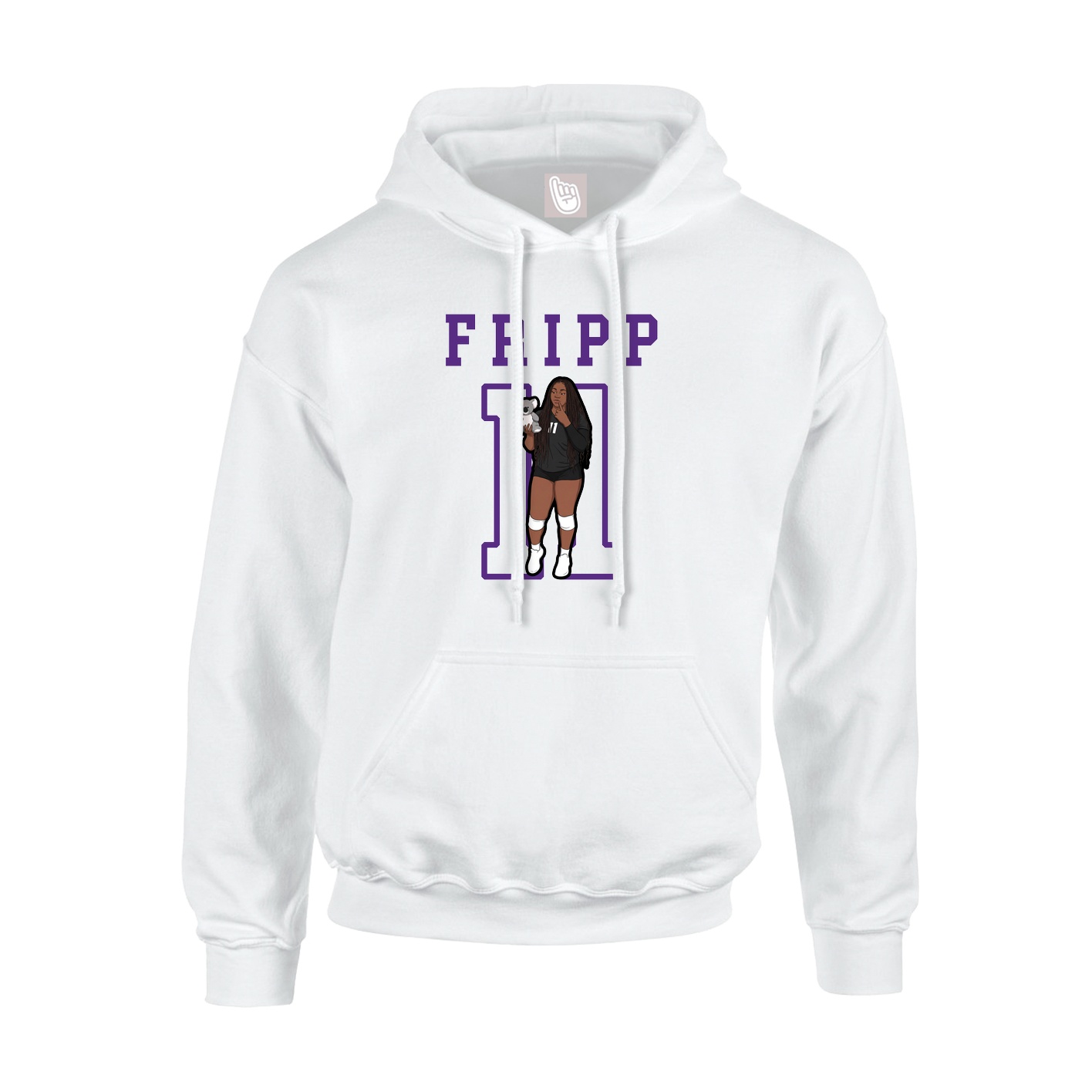 Hoodie — Shirsey in White