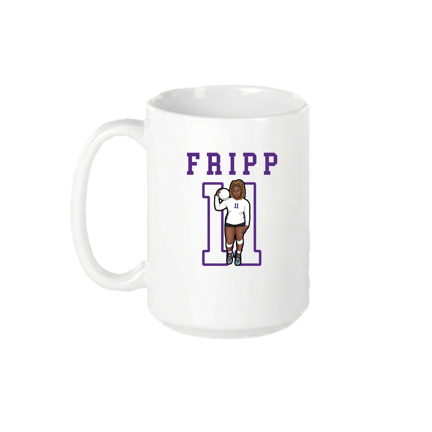 15oz Coffee Mug — Shirsey in White