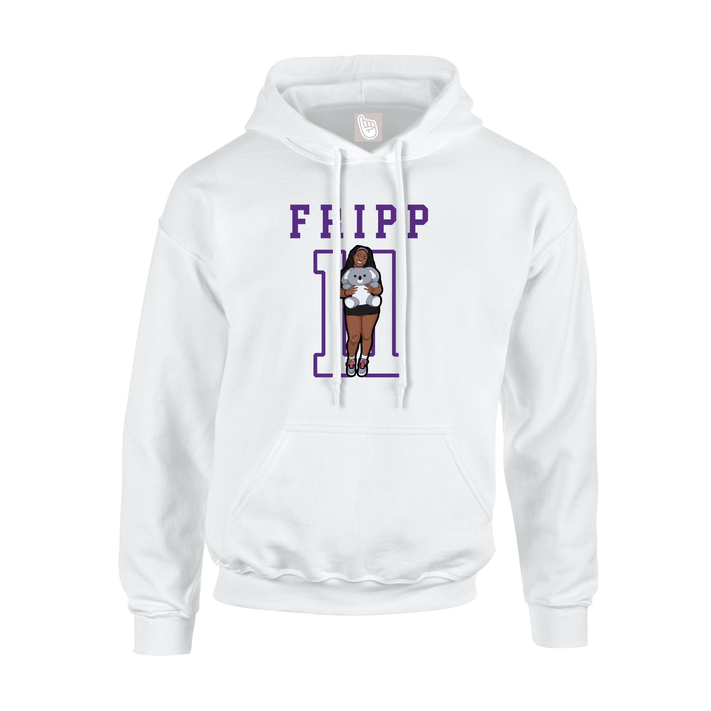 Youth Hoodie — Shirsey in White