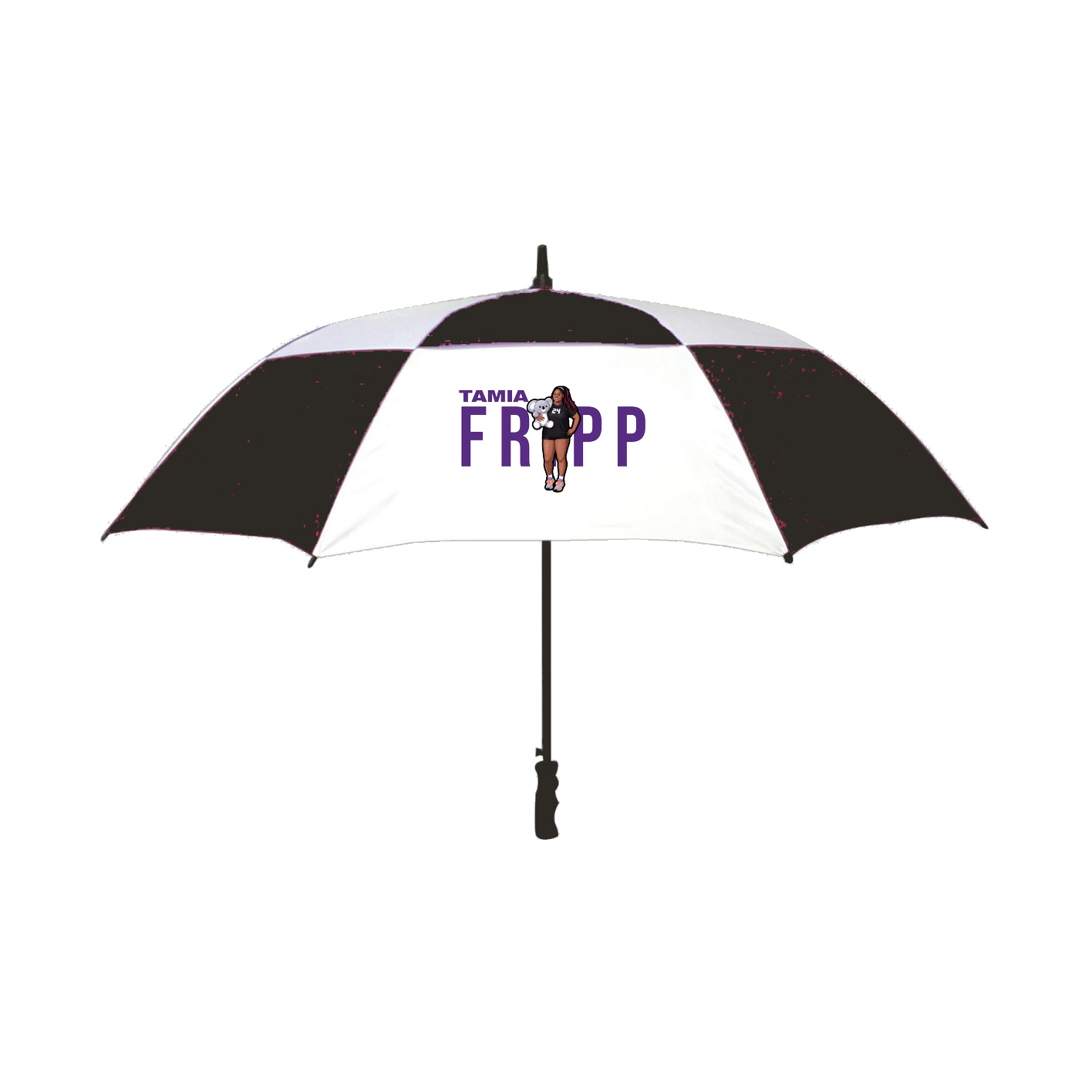 Golf Umbrella — Player Name in Black