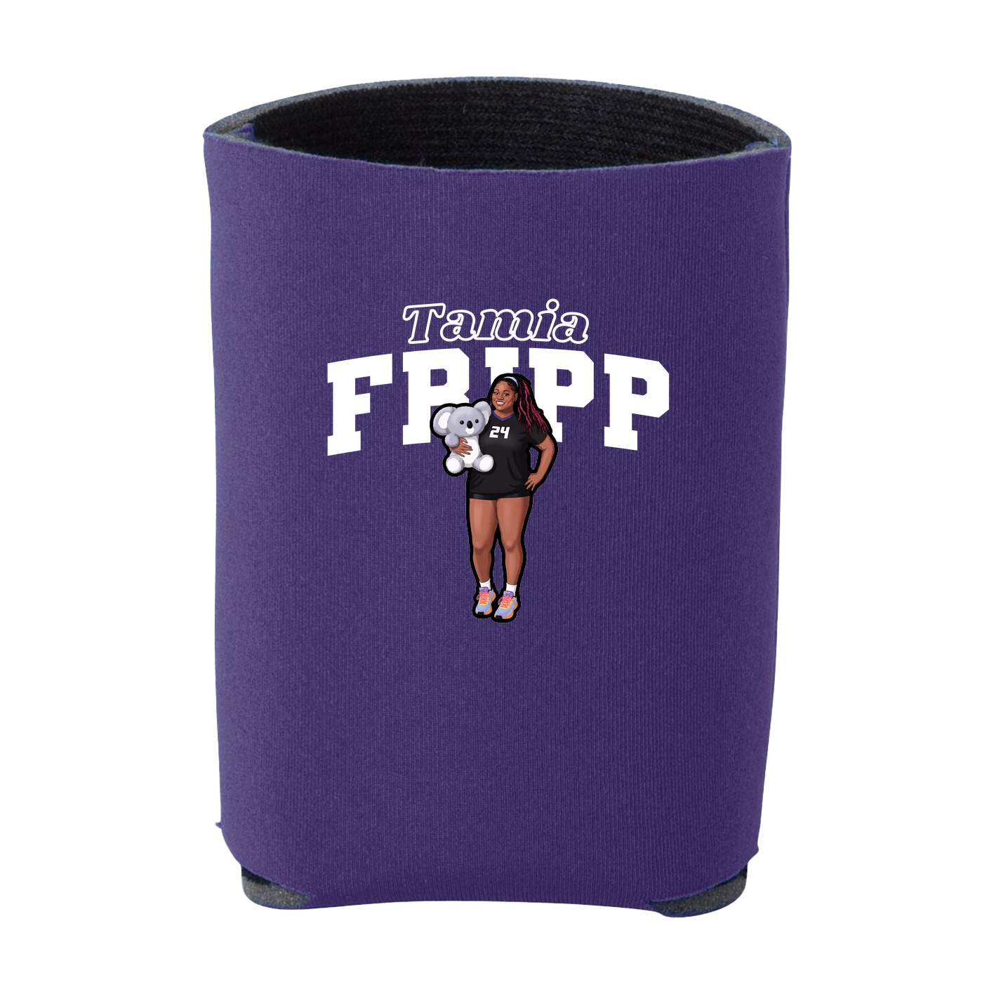 Can Holder — Name Arch in Purple