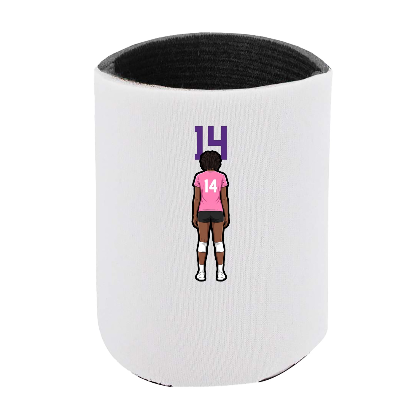 Can Holder — Number Top in White