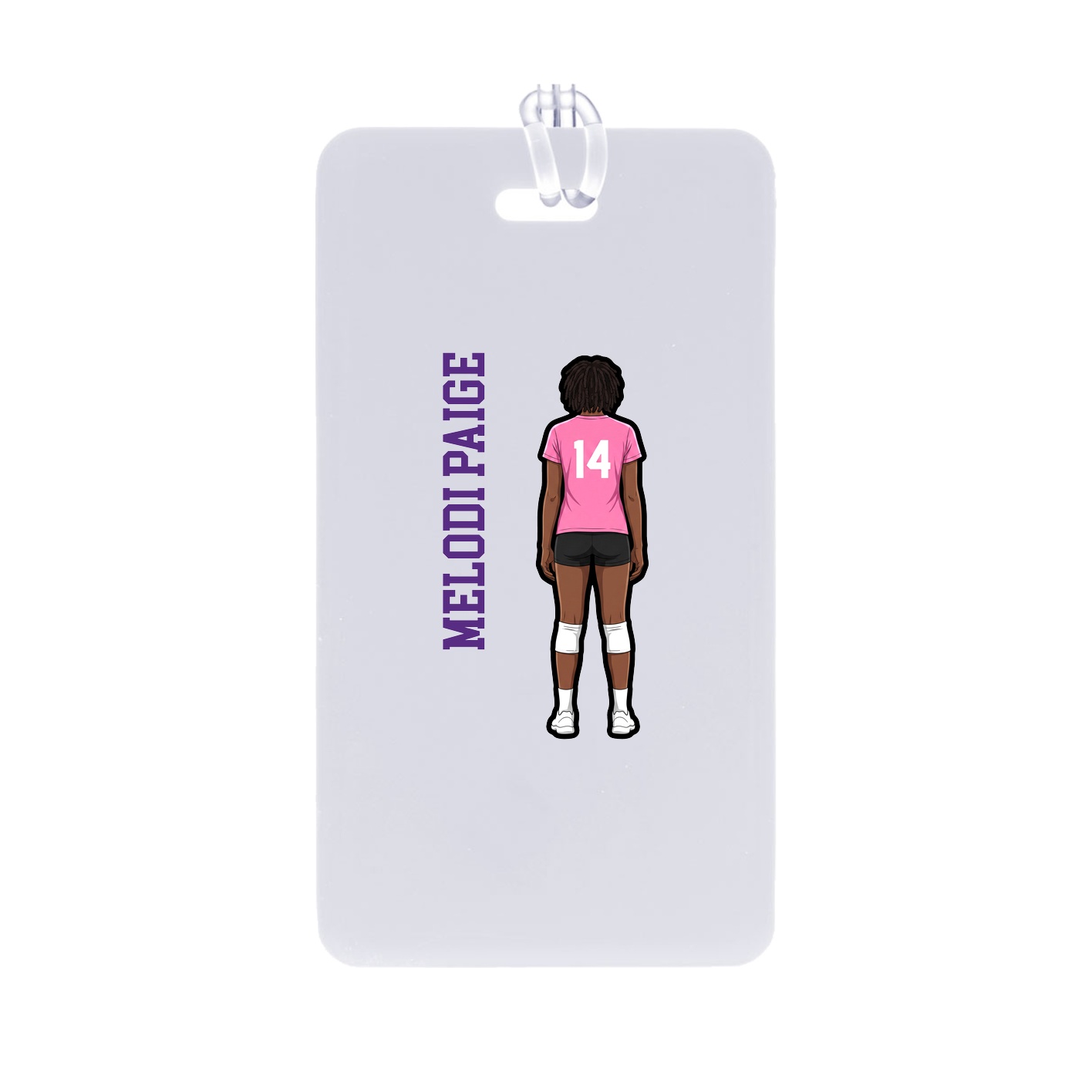 Bag Tag — Name Vertical in Classic