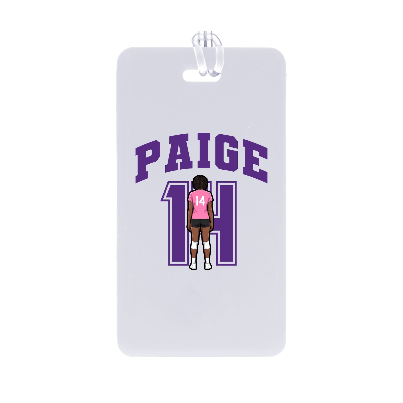 Bag Tag — Number in Classic