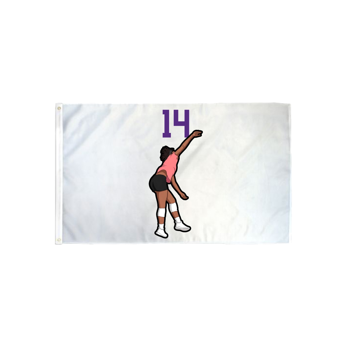 3x5 Flag — Number Top in Classic