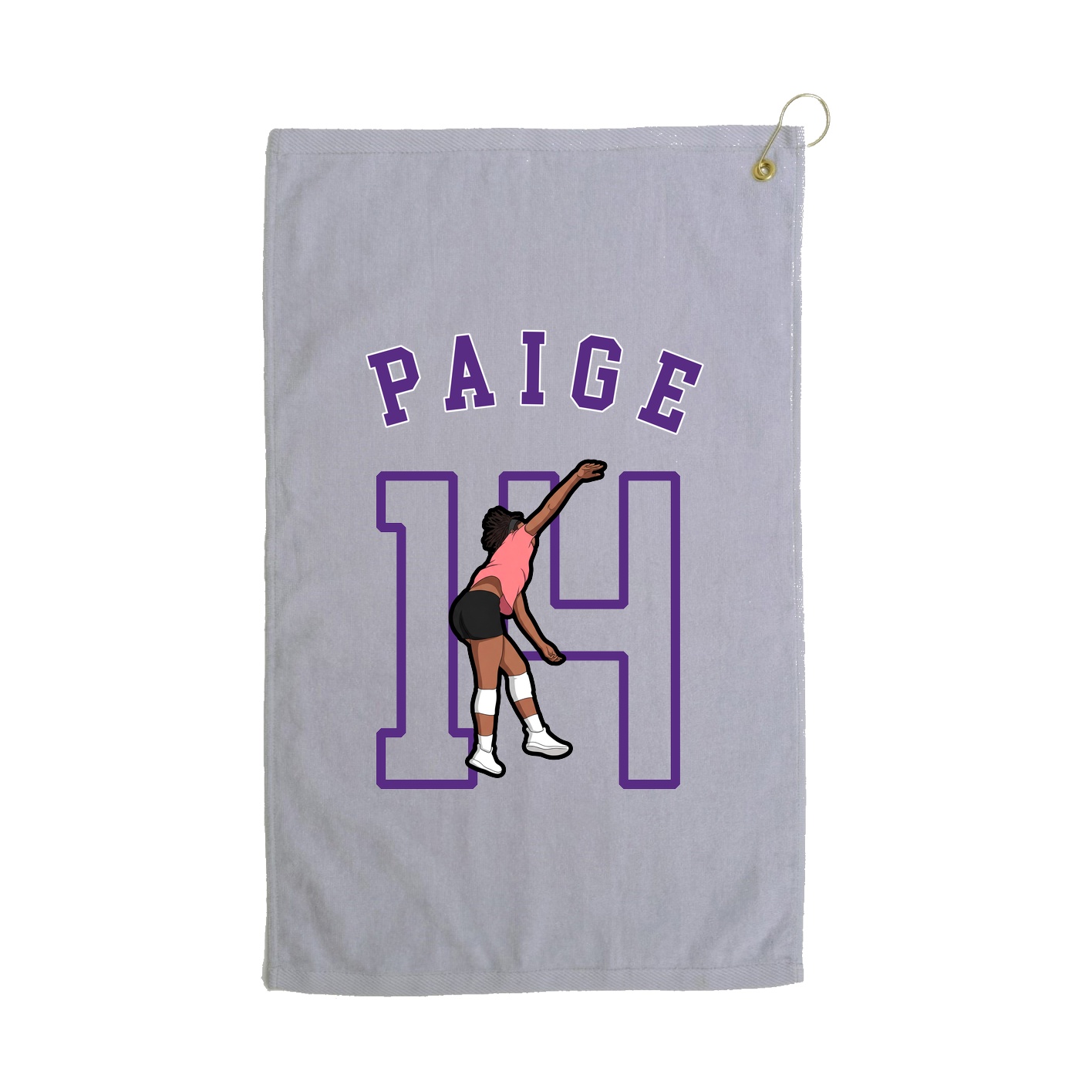 Golf Towel — Shirsey Arch in Grey