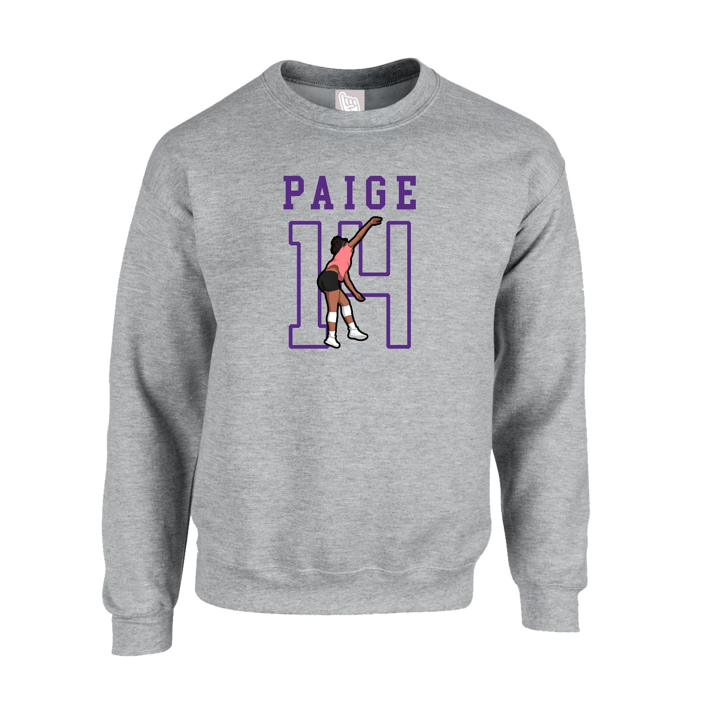 Fleece Crew — Shirsey in Grey