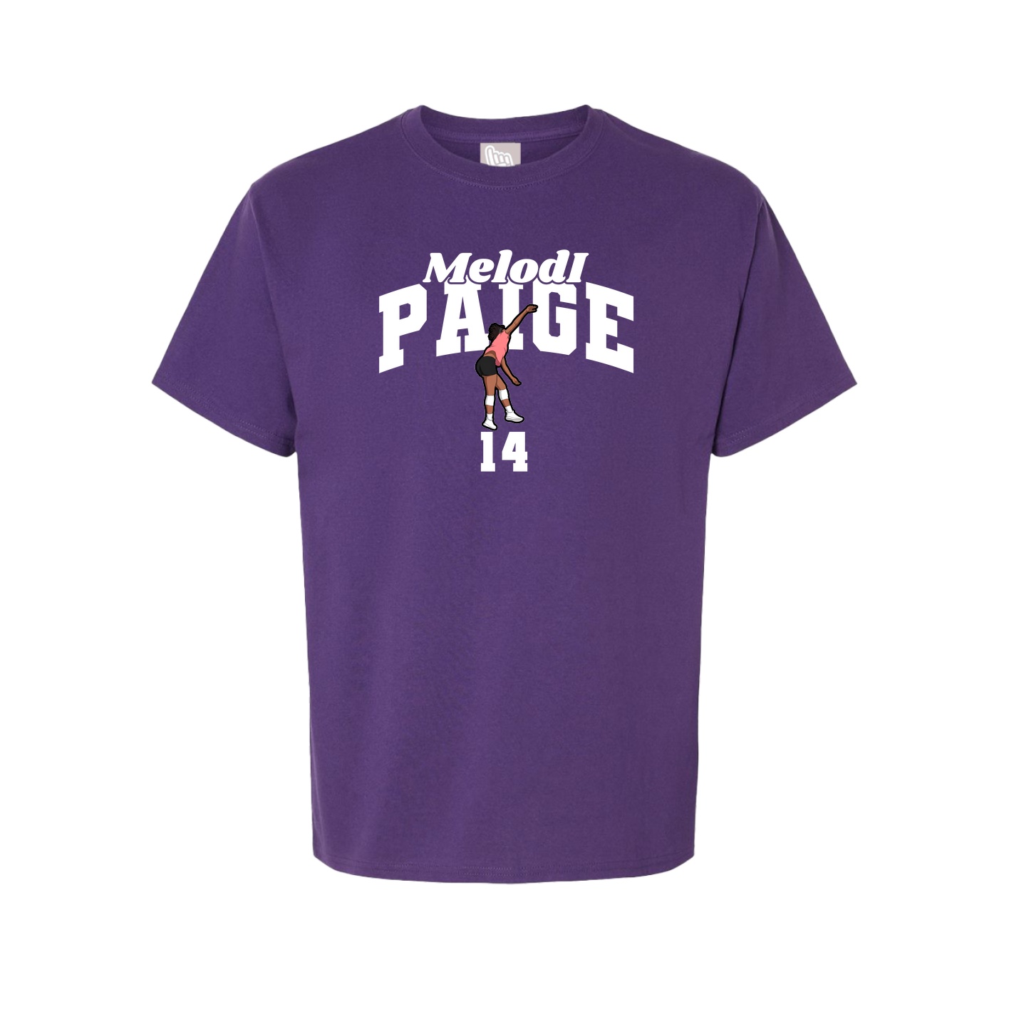 Youth Tee — Signature Arch in Purple