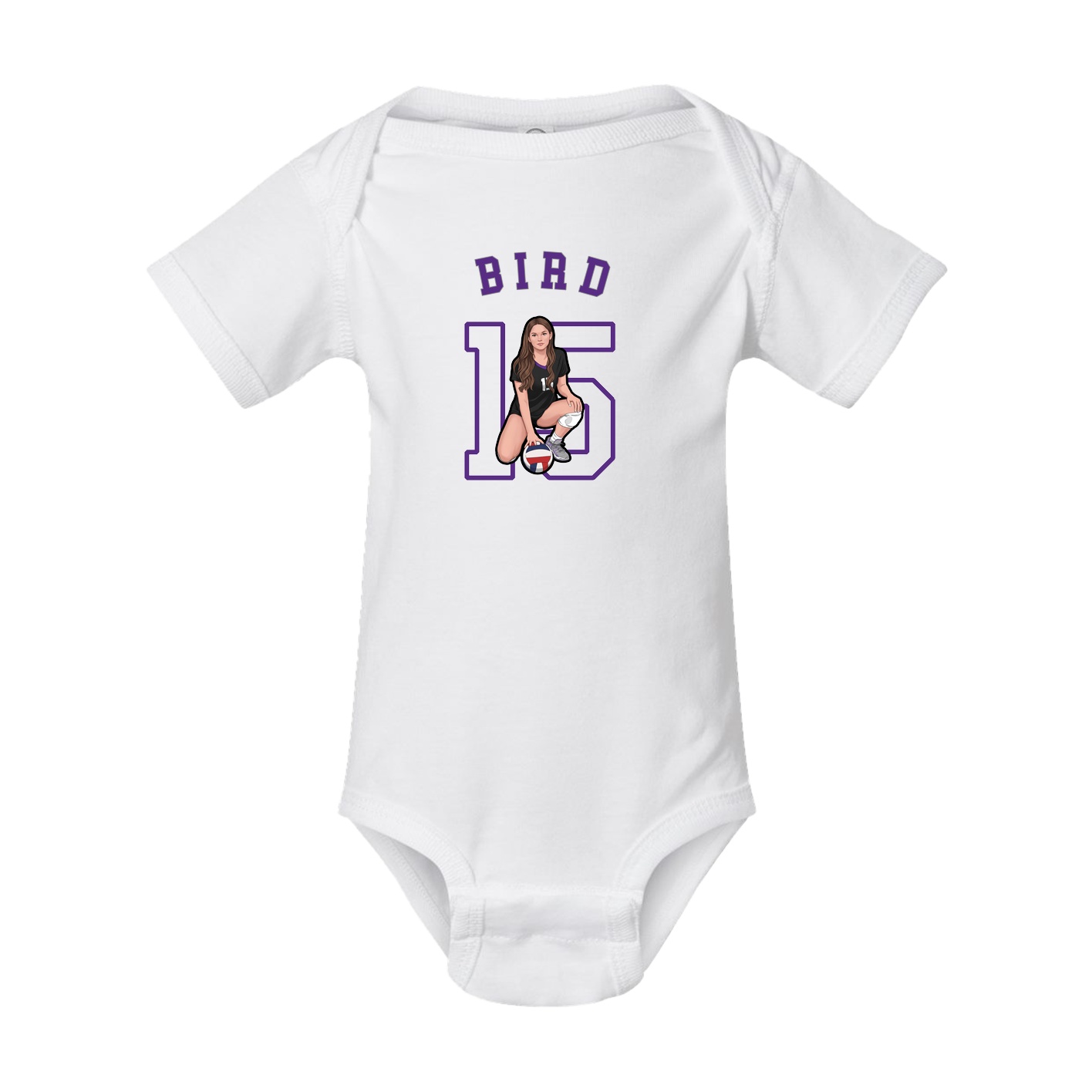 Baby Onesie — Shirsey Arch in White