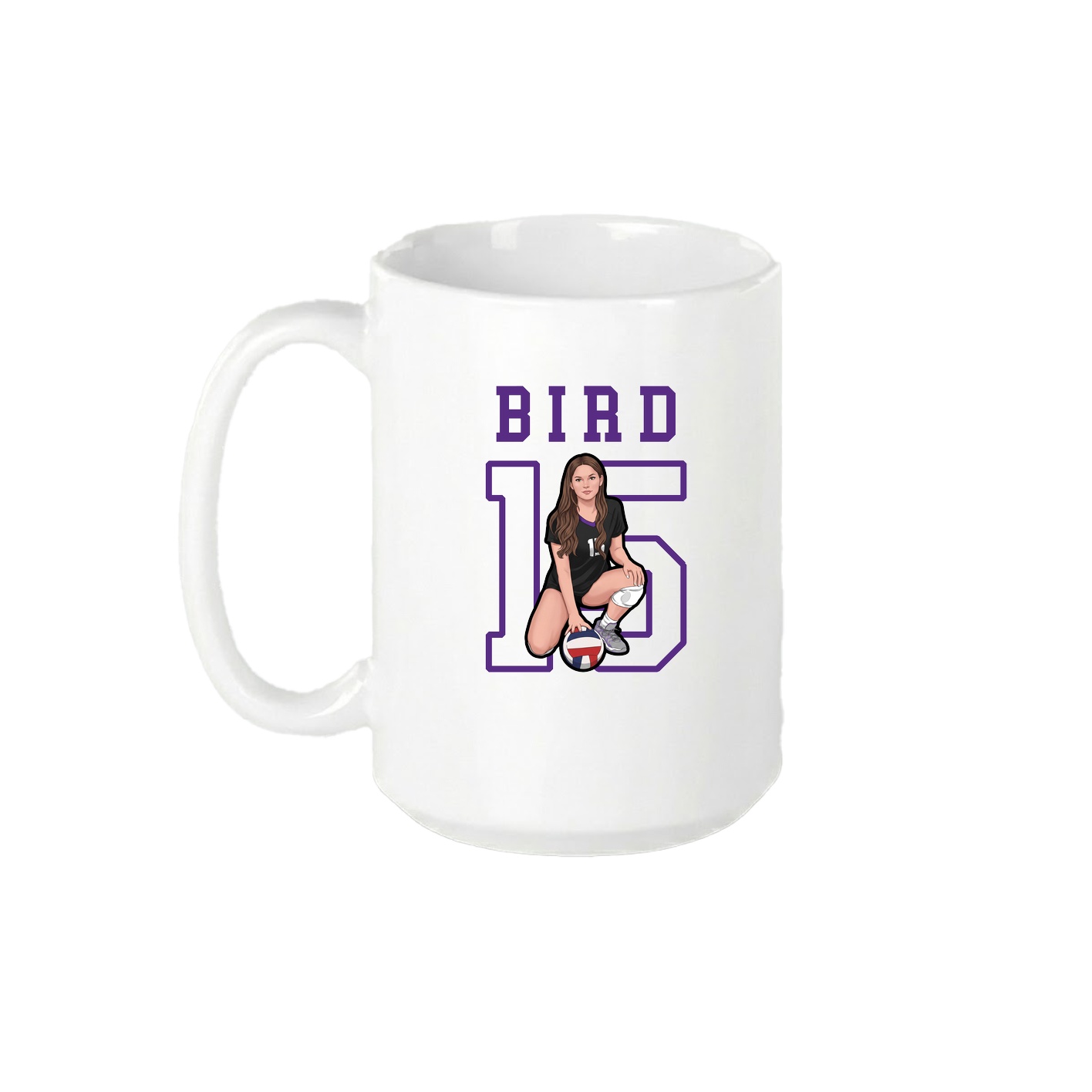 15oz Coffee Mug — Shirsey in White