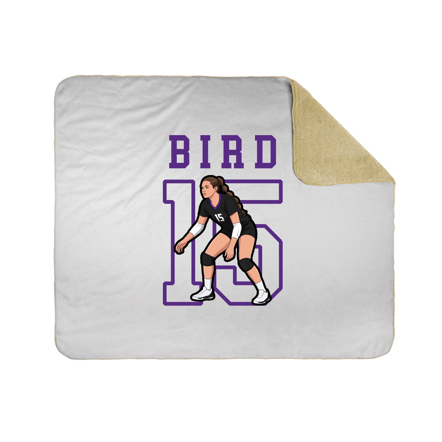 Throw Blanket — Shirsey in White