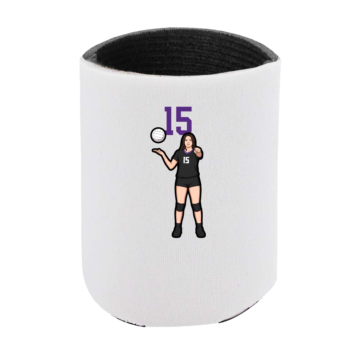 Can Holder — Number Top in White