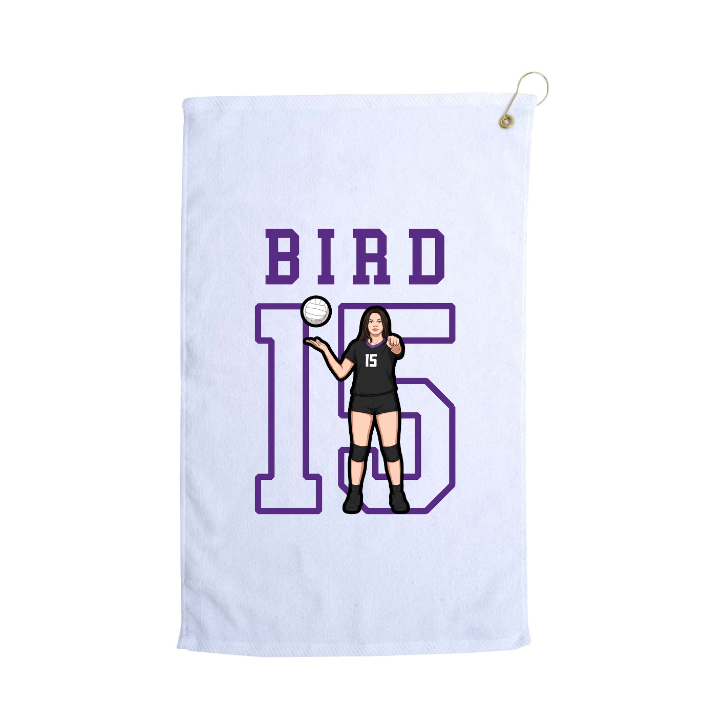 Golf Towel — Shirsey in White