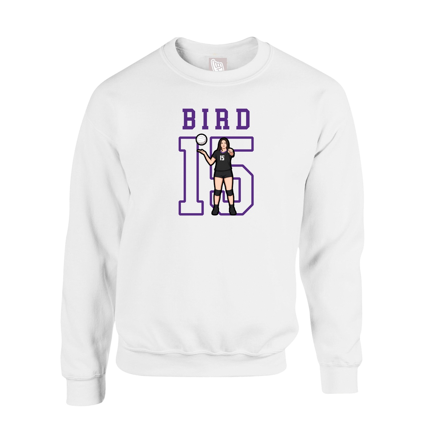 Fleece Crew — Shirsey in White