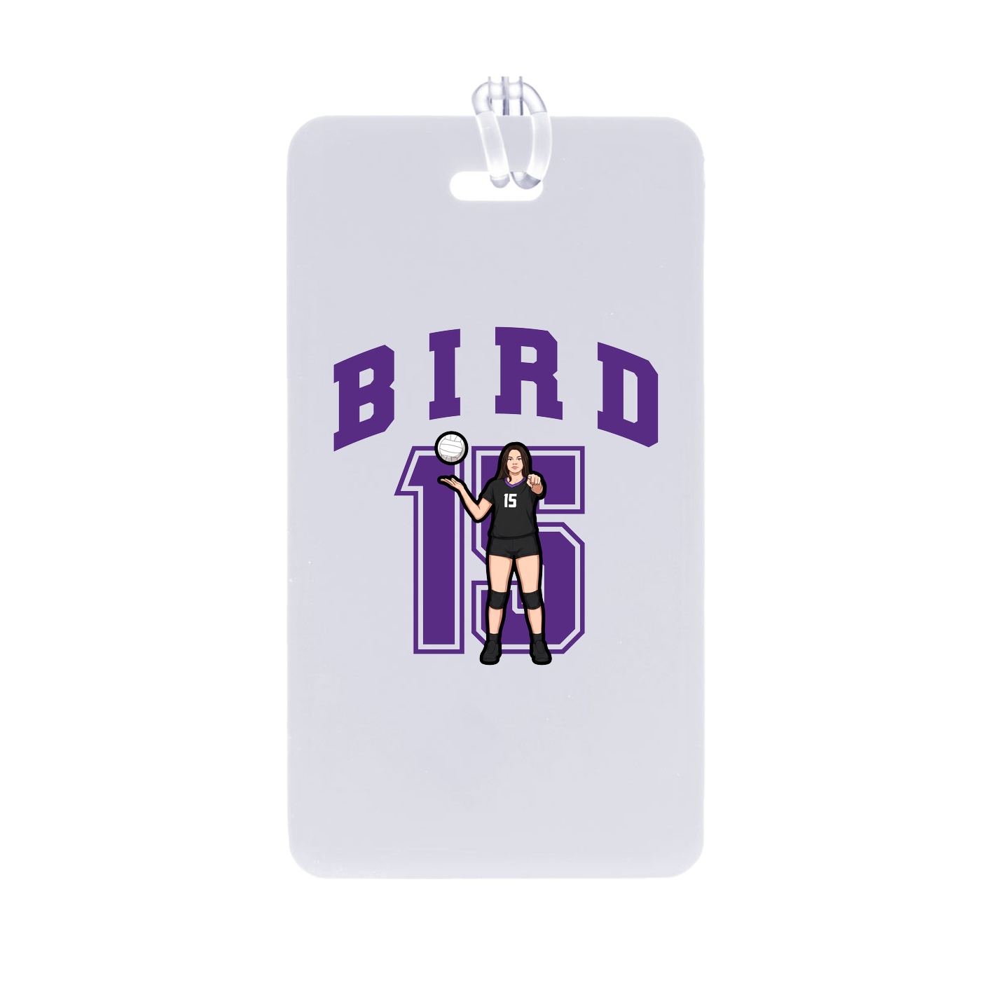 Bag Tag — Number in Classic