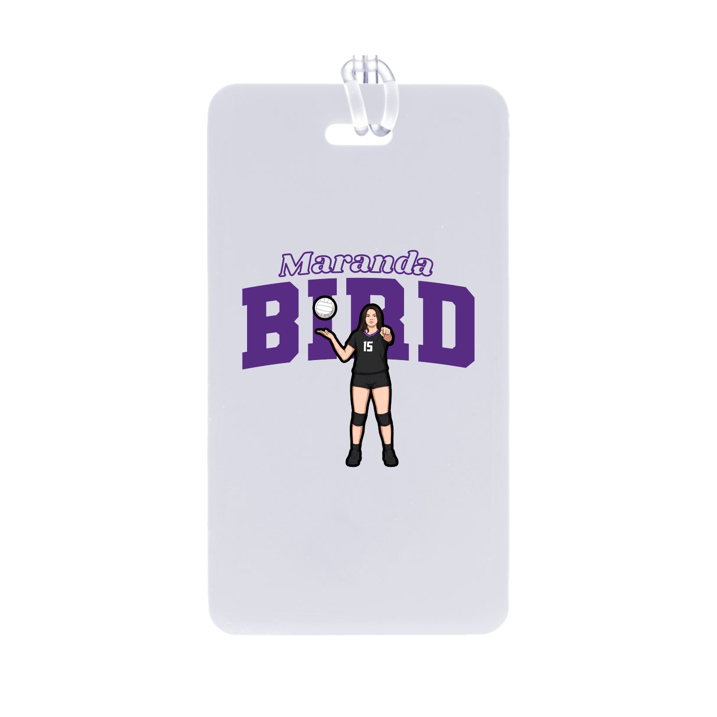 Bag Tag — Name Arch in Classic