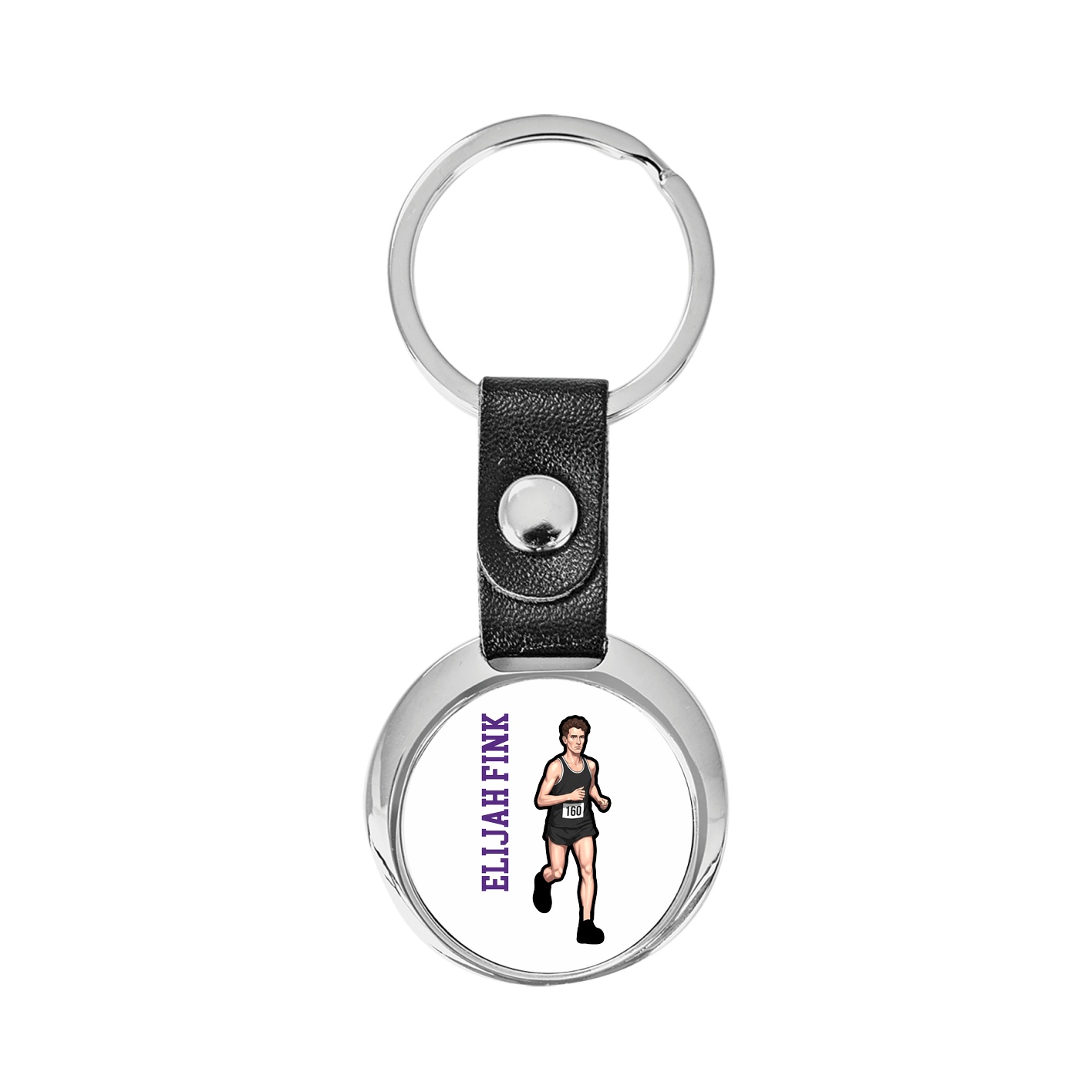 Key Chain — Name Vertical in Classic