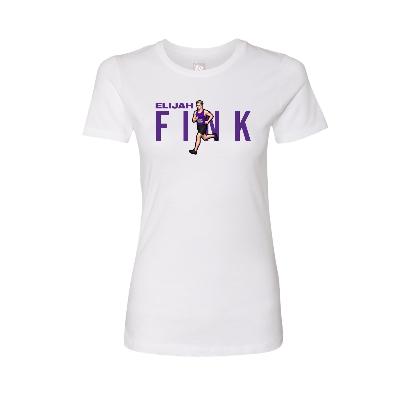 Womens Tee — Player Name in White