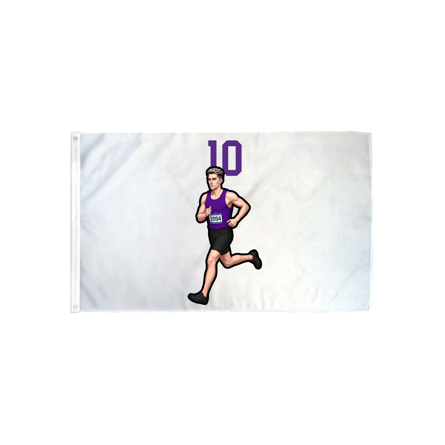 3x5 Flag — Number Top in Classic