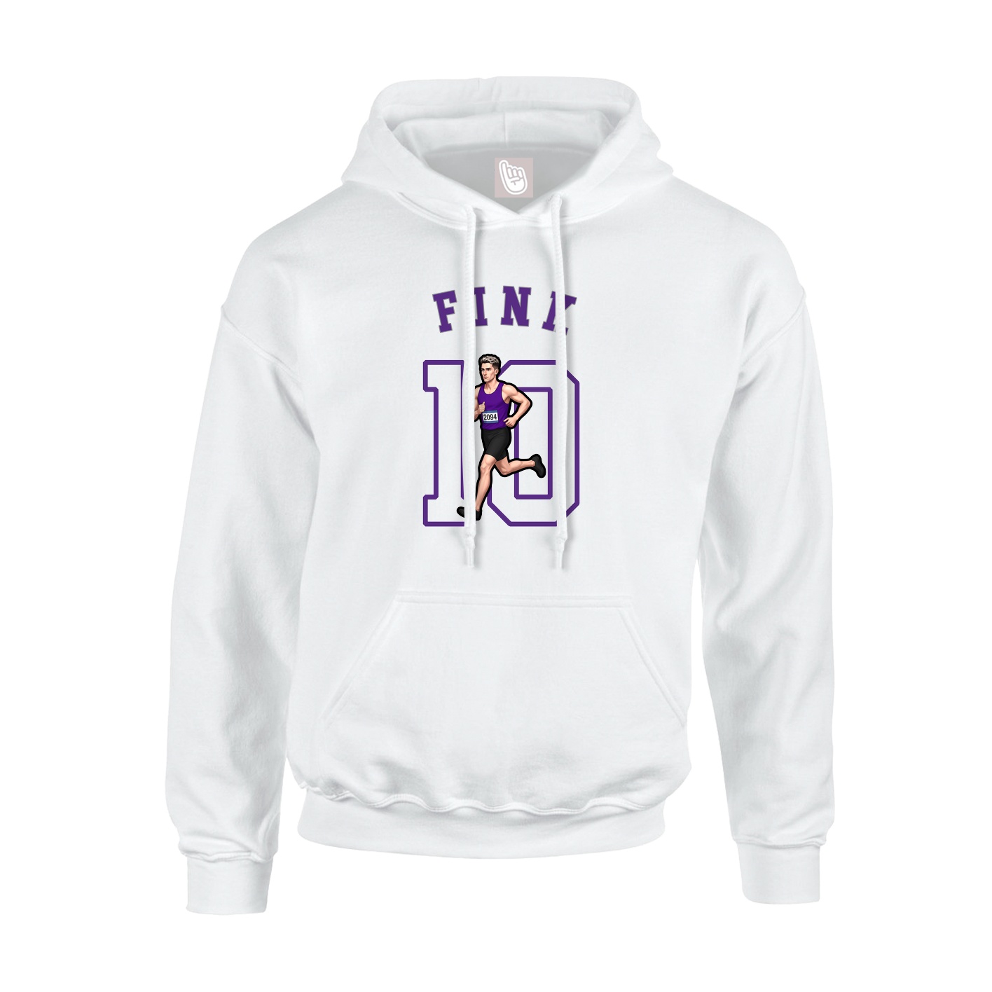 Hoodie — Shirsey Arch in White