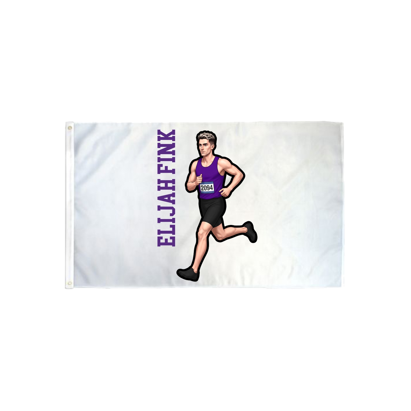 3x5 Flag — Name Vertical in Classic