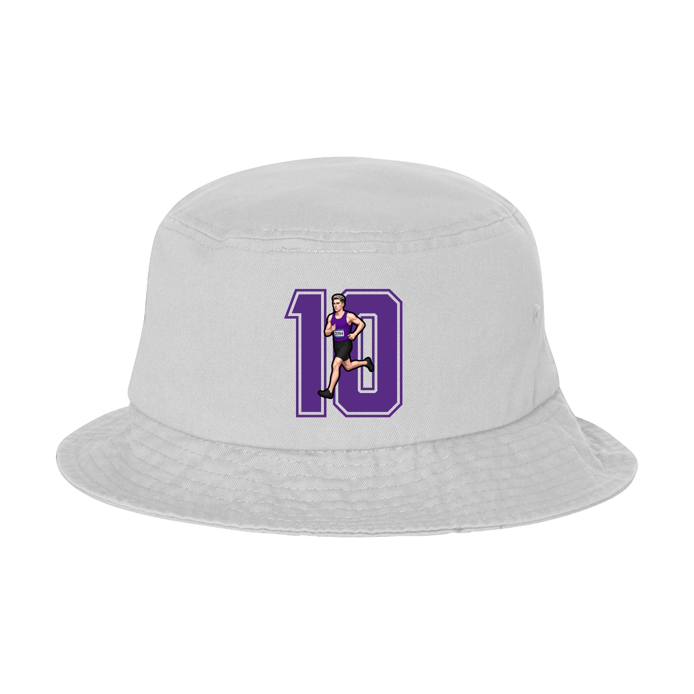 Bucket Cap — Number in White