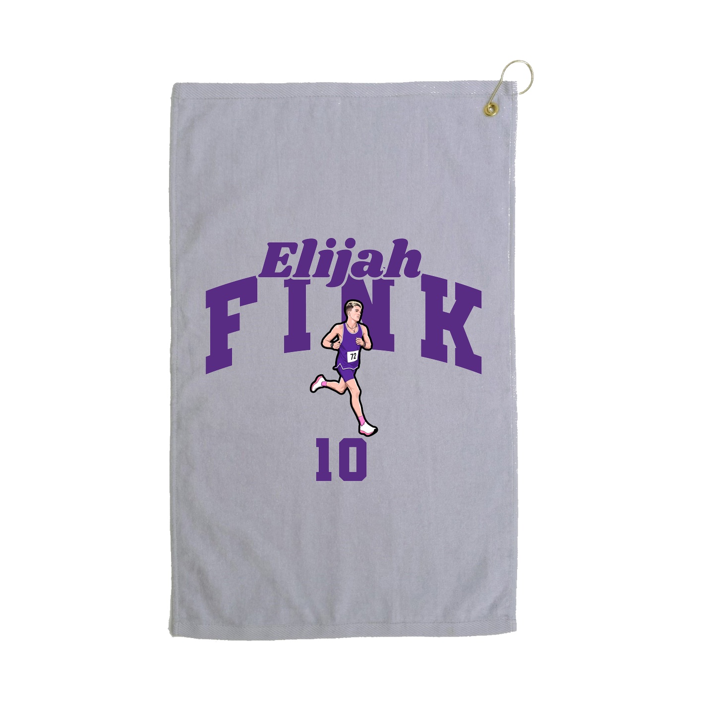 Golf Towel — Signature Arch in Grey