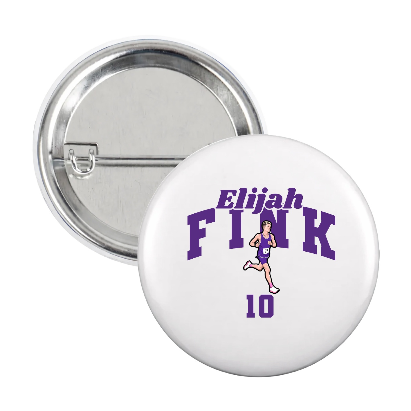 Game Day Button — Signature Arch in White